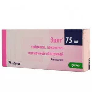 ЗИЛТ таблетки, покрытые пленочной оболочкой 75мг №28- цены в Никополе