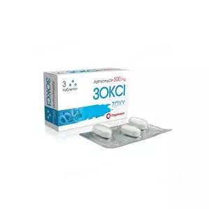 Зоксі таблетки, в/плів. обол. по 500 мг №3 (3х1)- ціни у Охтирці