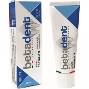 Зубна паста Betadent White 100 мл- ціни у Запоріжжі