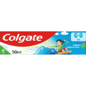 Зубна паста Colgate для дітей 6-9 років ніжна м'ята 50мл- ціни у Олександрії