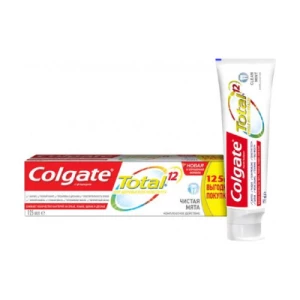 Зубна паста Colgate Total 12 Свіжа м'ята 125мл- ціни у Полтаві