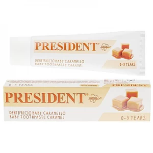 Дитяча зубна паста President Baby Caramel 0-3 роки 30 мл- ціни у Світловодську