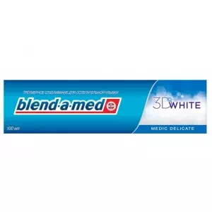 Зубная паста Б-А-М 3D White Medic 100мл- цены в Днепре