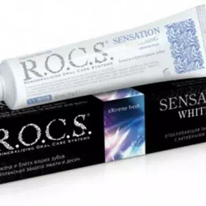 Отзывы о препарате Зубная паста Рокс сенсационное отбеливание 74г