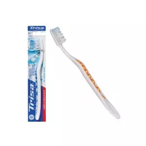 Зубная щетка Trisa Pearl White, средняя жесткость 1+1 64576- цены в Мирнограде