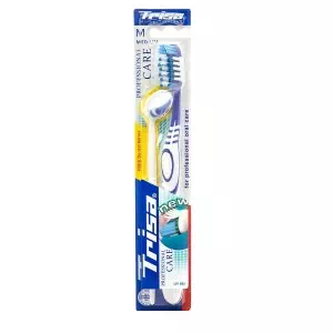 Зубная щетка Trisa Professional Care, средняя жесткость+зеркальце 17916- цены в Ивано - Франковск