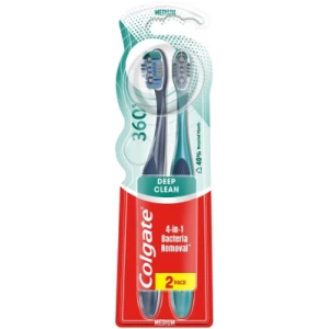 Зубна щітка Colgate 360 Суперчистота всєї ротової порожнини 2шт- ціни у Вознесенську